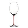 Бокал для красного вина Old World Syrah, 650 мл, прозрачный/красный, хрусталь, серия Fatto a Mano, Riedel, фото 