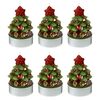 Набор декоративных свечей Green Miracle из коллекции New Year Essential, 6 шт., Tkano, фото 