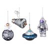 Набор ёлочных украшений Cosmic Saga из коллекции New Year Essential, 4 шт., Tkano, фото 