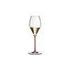 Бокал для шампанского Champagne 4884/28R, 375 мл, красная ножка, серия Fatto a Mano, Riedel, фото 