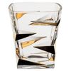 Набор из 6-ти стаканов Zig zag gold, 300 мл, Crystal Bohemia, фото 