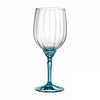 Набор бокалов для вина Florian Lucent Blue, 4шт, 535 мл, D92 мм, H221 мм, хрустальное стекло, Bormioli Rocco, фото 