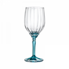Набор бокалов для вина Florian Lucent Blue, 4 шт, 380 мл, D82 мм, H208 мм, хрустальное стекло, Bormioli Rocco, фото 