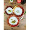 Набор  из 18-ти тарелок Охота красная, серия Мария Тереза, Repast, фото 