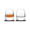 Набор из 2 стаканов Islay Whisky с деревянными подставками 250 мл, LSA International, фото 