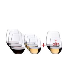 Набор стаканов O Wine Tumbler Pay 6 Get 8 Value Gift Pack Viognier / Chardonnay + Cabernet / Merlot, 8 шт., 5414/50, Riedel, фото 