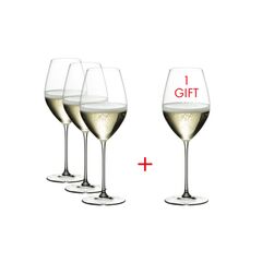 Набор бокалов CHAMPAGNE WINE GLASS PAY 3 GET 4, 4 шт., 445 мл, 23.5 см, Riedel, фото 