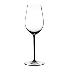 Бокал для вина Riesling/Zinfandel, 395 мл, прозрачный/черный, хрусталь, серия Fatto a Mano, Riedel, фото 