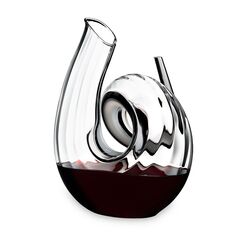 Декантер CURLY FATTO A MANO BLACK/WHITE/BLACK OPTICAL 1.4 л, 26.5 см, Riedel, фото 