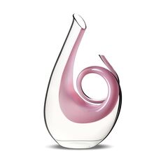 Декантер для красного вина CURLY PINK MAGNUM, ручная работа, объем: 2880 мл, высота: 35,6 см, материал: хрусталь, 2011/26, Riedel, Австрия, фото 
