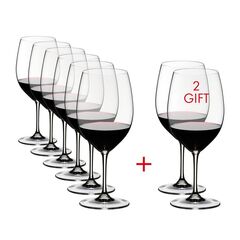 Набор бокалов Vinum Pay 6 Get 8 Value Gift Pack Cabernet Sauvignon / Merlot (Bordeaux), 8 шт., 610 мл, 7416/0, Riedel, фото 