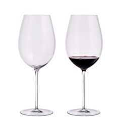 Набор бокалов для Bordeaux / Cabernet Merlot  775 мл, 2 шт, D104 mm, H270 mm, хрустальное стекло, ручная работа, ELEGANCE, Halimba, фото 