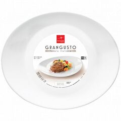 Тарелка для стейка овальная 31,7 х 26,2 см, стеклокерамика, серия GRANGUSTO, Bormioli Rocco, фото 