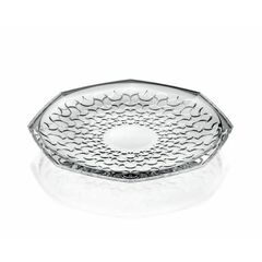 Блюдо круглое RCR ARABESQUE D30 см, H2,4 см, хрустальное стекло, Италия, фото 