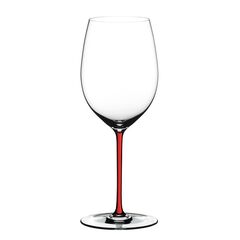 Бокал для красного вина Cabernet, 625 мл, прозрачный/красный, хрусталь, серия Fatto a Mano, Riedel, фото 