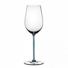 Бокал для вина Riesling/Zinfandel, 395 мл, прозрачный/бирюзовый, хрусталь, серия Fatto a Mano, Riedel, фото 