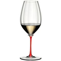 Бокал для вина Performance Riesling 623 мл, прозрачный/красный, хрусталь, серия Fatto a Mano, Riedel, фото 