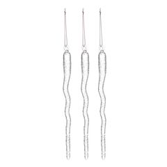 Набор ёлочных украшений Melting icicles из коллекции New Year Essential, 3 шт., Tkano, фото 