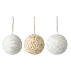 Набор ёлочных украшений White elegance коллекции New Year Essential, 3 шт., Tkano, фото 