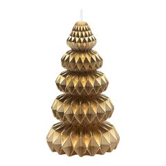 Свеча декоративная Origami бежевого цвета из коллекции New Year Essential, 19 см, Tkano, фото 