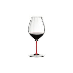 Бокал для красного вина Pinot Noir 4884/67R, 830 мл, красная ножка, серия Fatto a Mano, Riedel, фото 