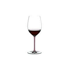 Бокал для красного вина Cabernet/Merlot ручной работы 4900/0MA, 709 мл, сиреневая ножка, серия Fatto a Mano, Riedel, фото 