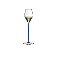 Бокал для шампанского High Performance Champagne Glass 4994/28D, темно-синяя ножка, 375 мл, Riedel, фото 