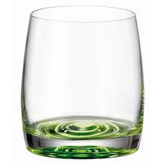 Набор из 6-ти стаканов для виски PAVO AQUA green, 290 мл, Crystal Bohemia, фото 