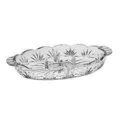 Салатник-кабарет TULIP с 5-ю секциями, 40,5 см, Crystal Bohemia, фото 