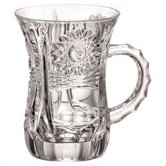 Набор из 6-ти чашек с ручкой  Armudu 500PK, 120 мл, Crystal Bohemia, фото 