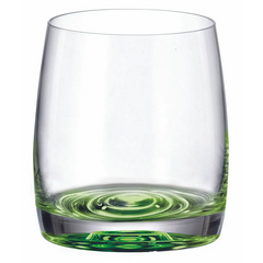 Набор из 6-ти стаканов для воды Pavo Aqua Green, 250 мл, Crystal Bohemia, фото 