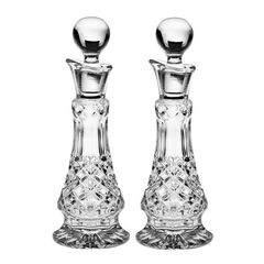 Набор из 2-х графинов для масла и уксуса Diamond, 100 мл, Crystal Bohemia, фото 