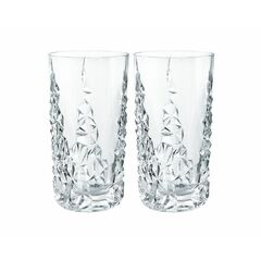 Набор высоких стаканов Sculpture Longdrink Set/2, 2 шт., 420 мл, хрусталь, Nachtmann, фото 