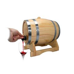 Бочонок для вина 3 л, дерево, Vin Bouquet, фото 