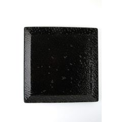 Тарелка квадратная 27см, чёрный, BLACK MOSS, Porland, фото 