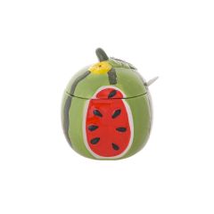 Ёмкость для сыпучих продуктов с ложкой Rich harvest Арбуз 10.8*10.8*13 см, Repast, фото 