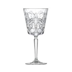 Тарелка плоская 25 см Rococo с платиновой полосой, Repast, фото 