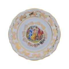 Набор из 6-ти тарелок Мадонна 17 см, перламутр, серия Мария Тереза, Repast, фото 