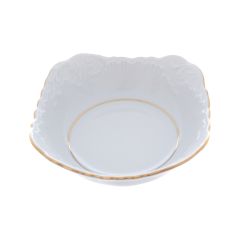 Набор из 6-ти салатников Rococo с золотой полосой 17 см, Repast, фото 