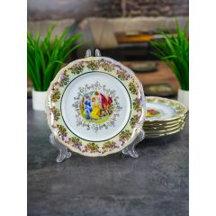 Набор из 6-ти тарелок Мадонна 17 см, перламутр, серия Мария Тереза, Repast, фото 