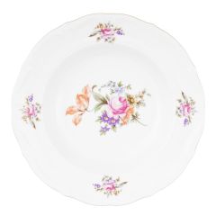 Набор из 6-ти тарелок глубоких 22.5 см, серия Мейсенский букет, Repast, фото 