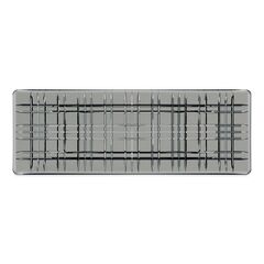 Блюдо SQUARE, прямоугольное, размер: 42 см, материал: хрусталь, цвет: серый, 101453, NACHTMANN, Германия, фото 