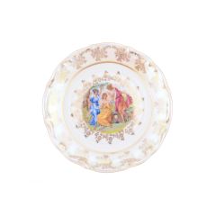 Набор из 6-ти тарелок Мадонна 19 см, перламутр, серия Мария Тереза, Repast, фото 