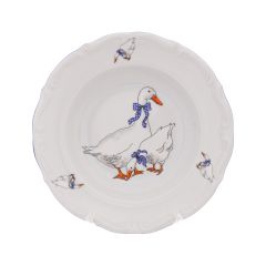 Тарелка глубокая 22,5*4 см Гуси, 300 мл, Repast, фото 