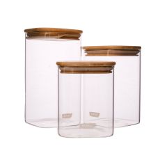 Набор из 3-х ёмкостей для сыпучих продуктов Comfort 800/1100/1300 мл, Repast, фото 