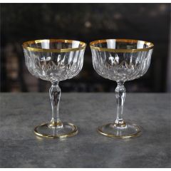 Набор из 2-х креманок RCR Opera Style 240 мл, золото, Италия, фото 