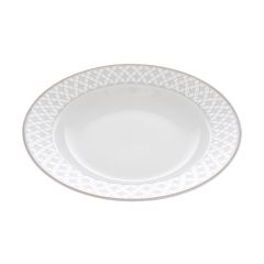 Тарелка глубокая 22,5 см, серия Серебряная сетка, Repast, фото 