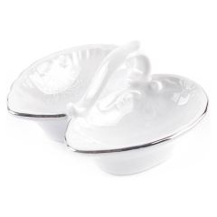 Прибор для специй двойной Rococo с платиновой полосой, Repast, фото 