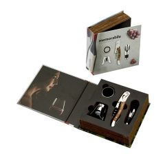 Набор для вина и игристого Wine Plaza Dark Wood, Legnoart, фото 