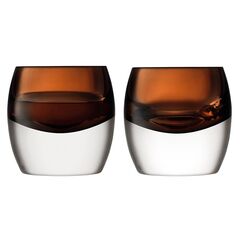 Набор из 2 тумблеров Whisky Club 230 мл коричневый, LSA International, фото 